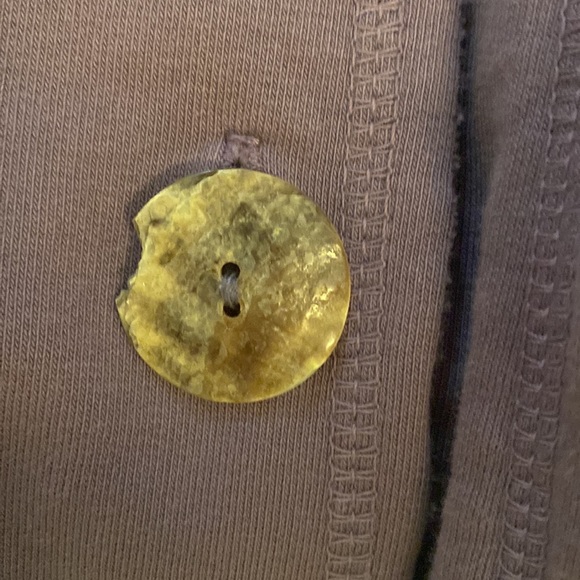 Color Me Cotton Belted, button-up sweatshirt jacket - Picture 6 of 8